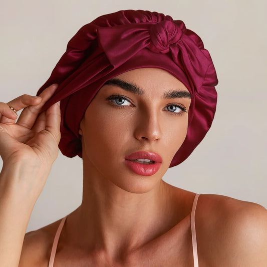 Bonnet en soie
